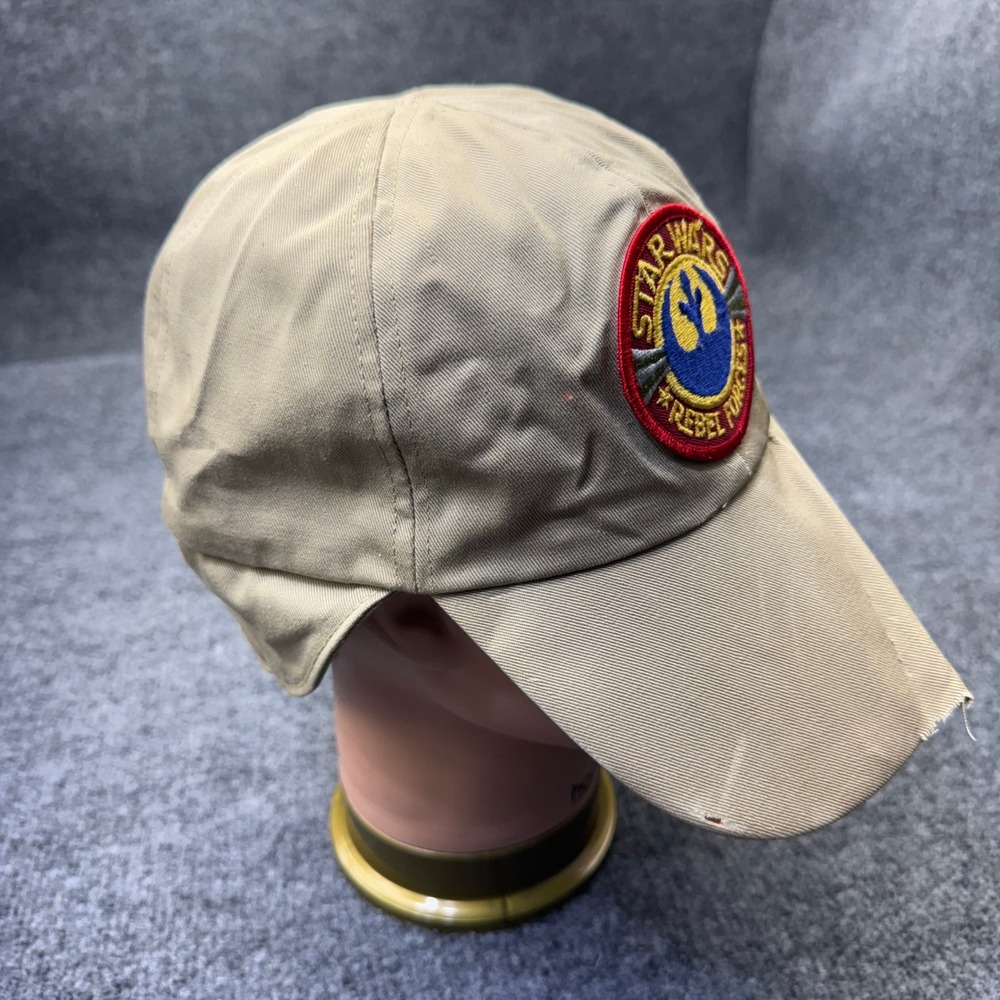 Vintage Star Wars Hat Mens Large Tan 1980 Empire Strikes Back Rebel Forces Lucas